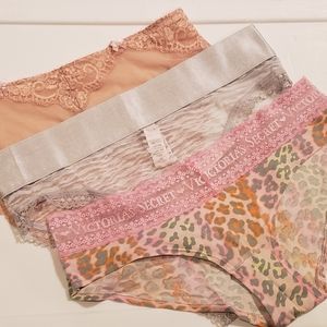 Victoria's Secret SET of 3 lace bikini panties